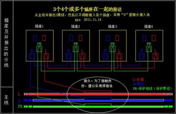 暗线插座接法？（电线暗装 插座怎么设计）