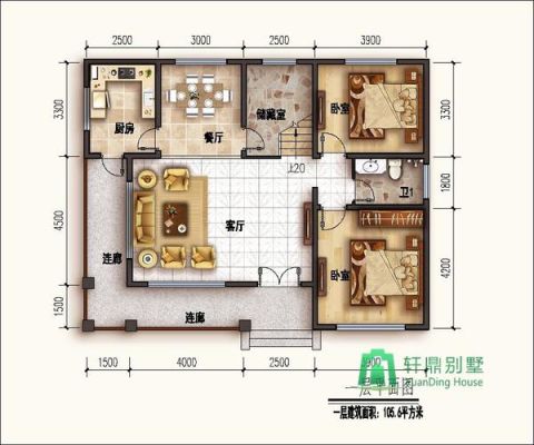 求东西方12米长×9米宽二层别墅图纸？（12米9米别墅户型设计）