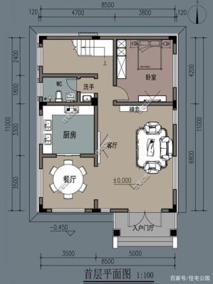 宽9米长30米的宅基地怎样建房？（长11宽9米 别墅设计）