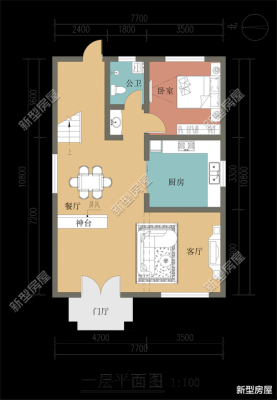 10x8米现代最佳户型？（农村别墅设计图10*10m）