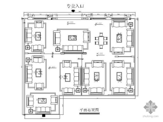 CAD室内平面图里如何插入家具选项？（家具摆放图纸设计需要会cad）