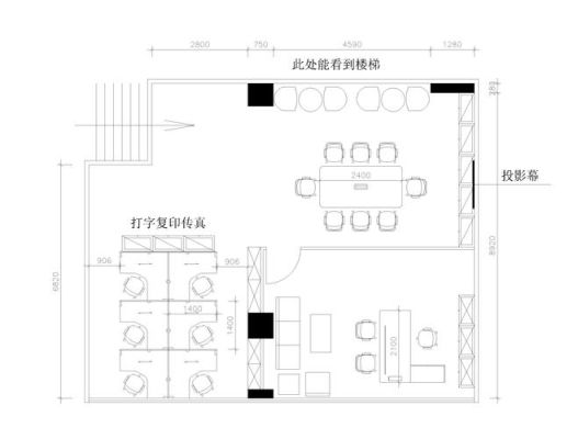 500平米办公楼可容纳多少人？（50平方办公室布局设计图片）