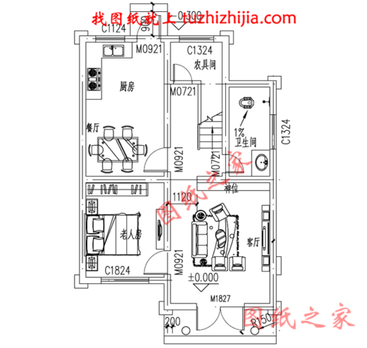 七十多平米的地皮能建别墅吗？（70平米层别墅设计图纸）