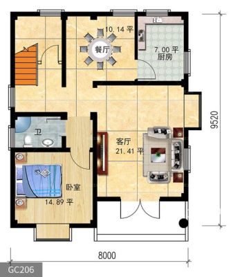 农村建房80平米需要多少红砖？（占地80平方米的民宅设计图）