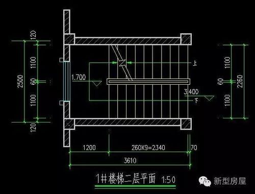 自建房三跑楼梯尺寸多少合适？（自建房楼梯尺寸设计图纸）