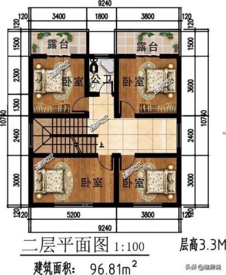 100平米的房子客厅开间一般是多大？（100平方4个卧室房屋设计图）