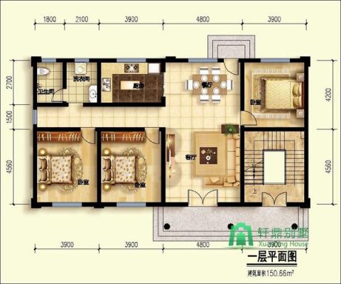 6x16米二层农村自建房？（二层别墅设计图16*9米）