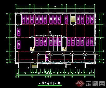 规划图地上停车位的图例怎么表示？（地下停车场平面设计方案）