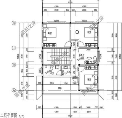 两间卧室之间是剪力墙吗？（设计房子图纸二间）