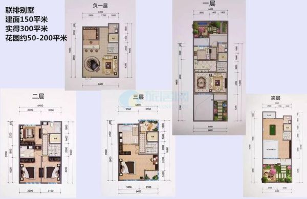 150平联排会太小吗？（150平方联排别墅设计图）