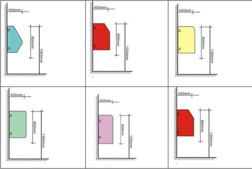 公共卫生间小便池隔断尺寸？（公共厕所隔断间设计）