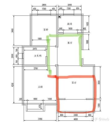 54平两室一厅怎么改成三室？（54平两室一厅设计图）