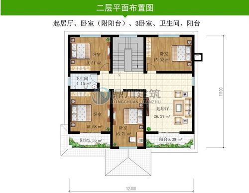 农村房屋三层平面图纸100-130个平方左右价格最好在15万以内？（130平方三层设计图纸）