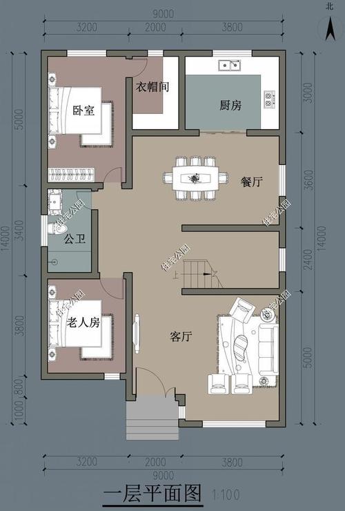 结构找坡3%如何施工？（9米宽14长地楼设计图）