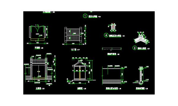 农村自建门房可以把门放一侧吗？（农村门房设计平面图）