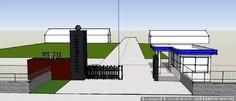 工厂大门最佳尺寸风水？（工厂大门3d设计图）