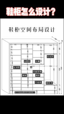 入户鞋柜尺寸及内部设计尺寸？（大鞋柜设计尺寸）