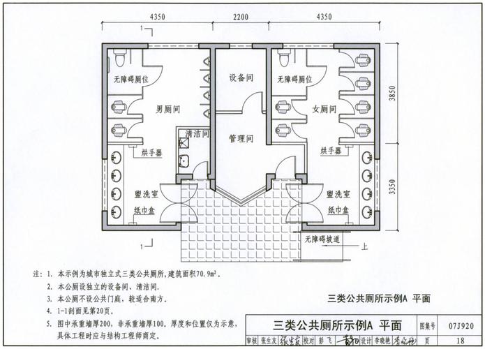 学校公共卫生间设计规范是怎样的？（公厕 设计说明）