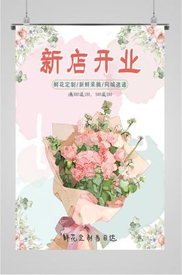 花店开业海报怎么做？（花店外观设计图）