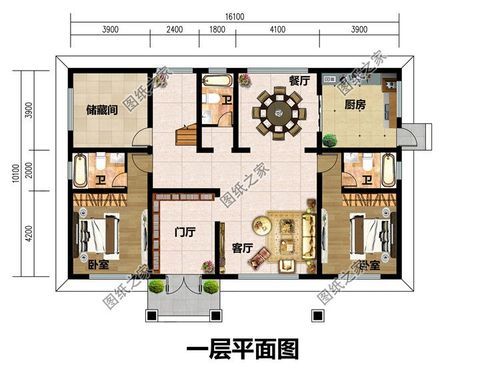 农村新建四间正房怎样造型？（室内设计四间房子）