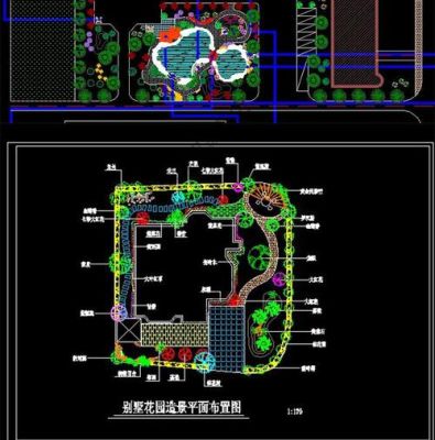 CAD创建庭院景观制作步骤？（cad别墅庭院设计图大全）