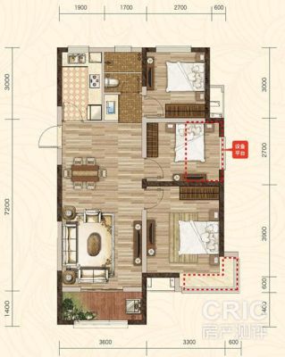 89三室二厅一卫户型优缺点？（89平米设计）