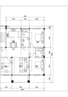 建筑平面图常用的比例是多少？（小建筑设计平面图）