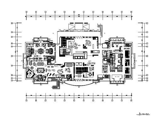 cad办公带鱼屏实用吗？（小型办公空间设计cad图）