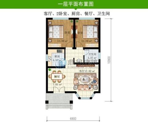 大约8X10米的宅基地，房子该怎样设计？（8x10米室内平面设计图）