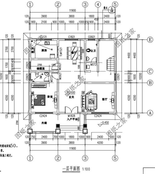 建120平方米二层要多少水泥、钢筋、砖？（120平方二层别墅设计图）