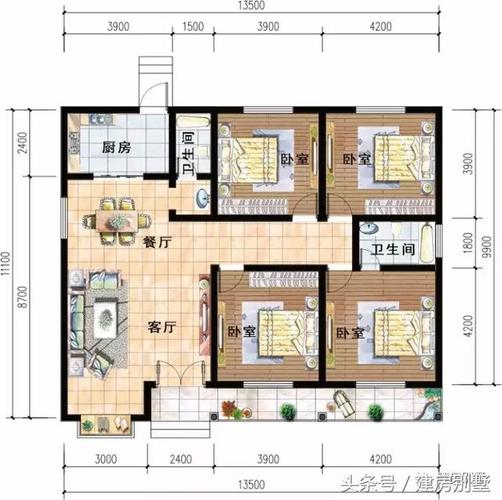 10*6平米自建平房？（6米x8米平房设计图纸）