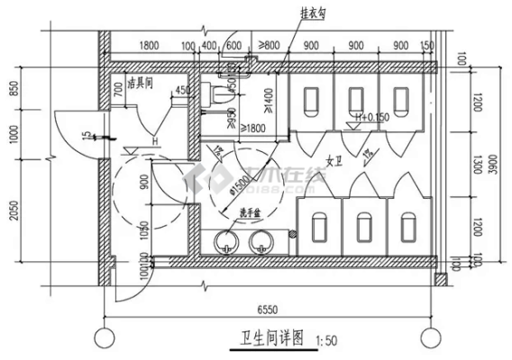 住宅小区公厕配置标准？（公共卫生间建筑设计）