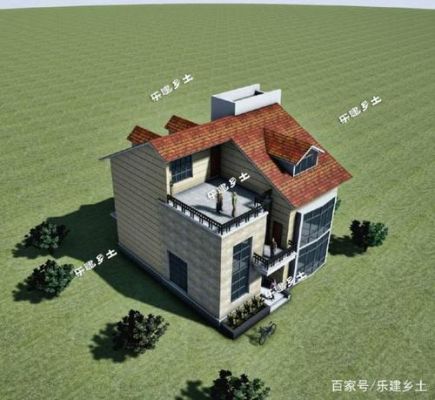 别墅顶楼斜顶钢架怎么建造？（楼顶别墅设计实景图片）