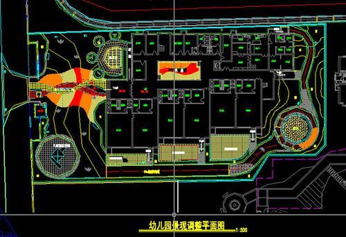 一个完整的居住区规划图纸包含哪些内容呢？（幼儿园景观设计施工图）