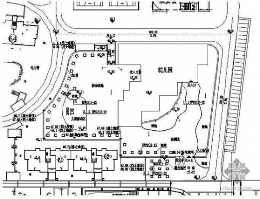 一个完整的居住区规划图纸包含哪些内容呢？（幼儿园景观设计施工图）